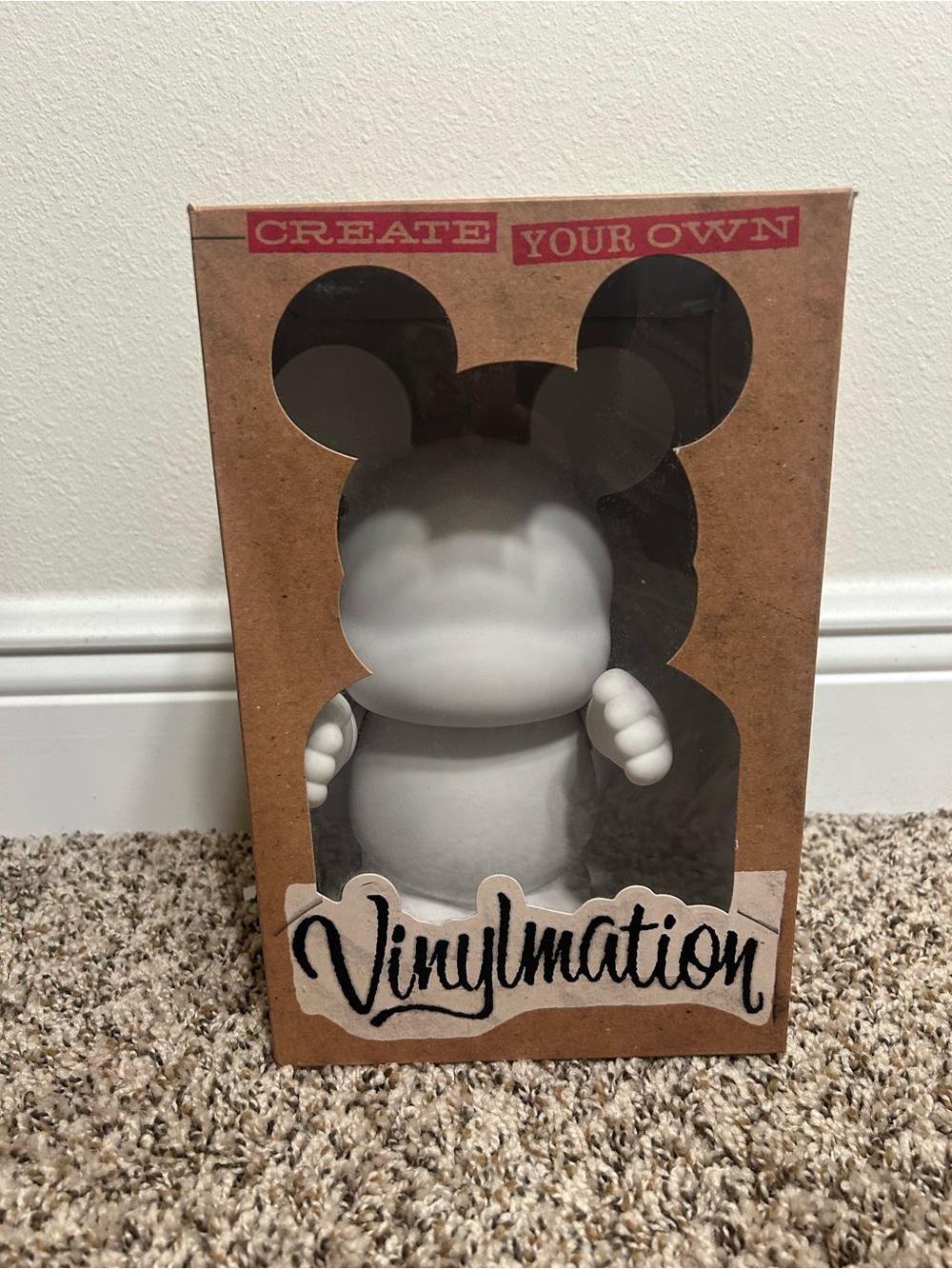 Create Your Own White Vinyl Figure - Blank Art Toy